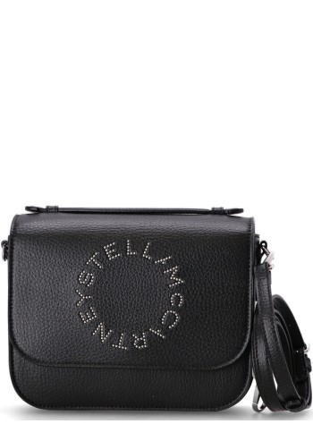 stella mccartney crossbody mujer logo flap bag eco embossed grainy - 7b0140wp0563 1000