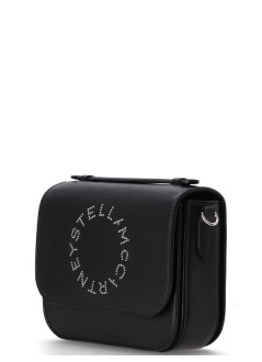 stella mccartney crossbody mujer logo flap bag eco embossed grainy - 7b0140wp0563 1000