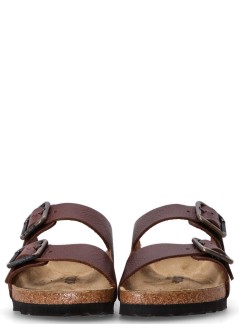 birkenstock sandal manarizona wb le vintage wood - 1030731 roast
