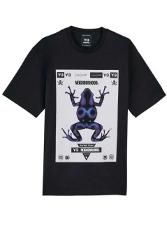 y3 camiseta hombre y-3 nbhd graphic tee - jw6998 black