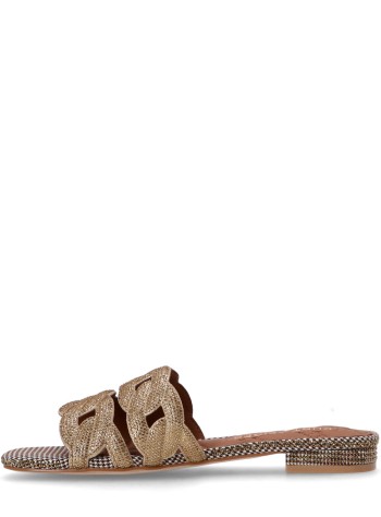 kurt geiger sandalia mujer crystal chain flat sdl - 4996566609 66 2