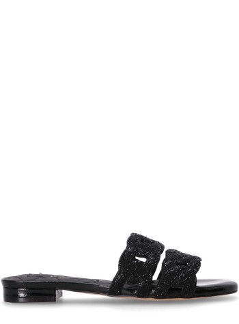 kurt geiger sandalia mujer crystal chain flat sdl - 4996500309 00