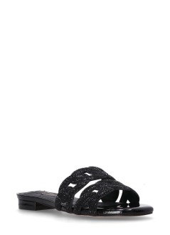 kurt geiger sandal womancrystal chain flat sdl - 4996500309 00