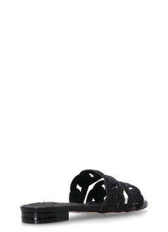 kurt geiger sandal womancrystal chain flat sdl - 4996500309 00