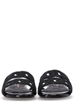 kurt geiger sandal womancrystal chain flat sdl - 4996500309 00