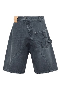 jw anderson short pant mantwisted workwear shorts - dt0123pg1745 929
