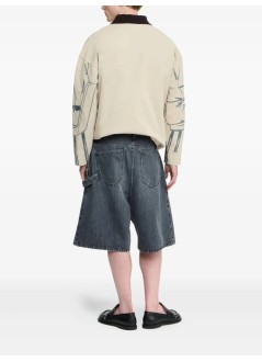 jw anderson short pant mantwisted workwear shorts - dt0123pg1745 929