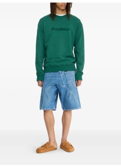 jw anderson sweater manlogo embroidery sweatshirt - jw0215pg1632 591
