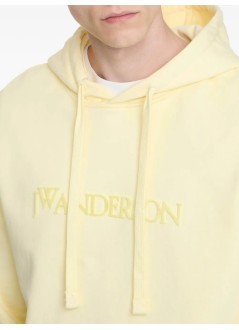jw anderson sudadera hombre logo embroidery hoodie - jw0214pg1632 215