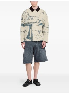 jw anderson polo manprinted rugby polo - jo0274pg1755 103