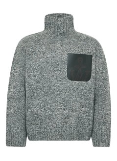 jw anderson knitwear manleather patch pocket jumper - kw1234yn0367 929