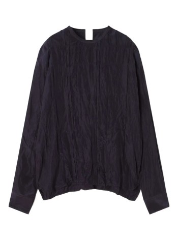 lanvin punto hombre pleated long sleeve top - rmts00066185h25 256