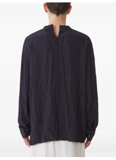 lanvin punto hombre pleated long sleeve top - rmts00066185h25 256