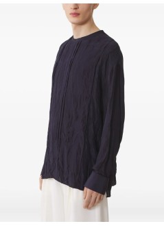 lanvin punto hombre pleated long sleeve top - rmts00066185h25 256