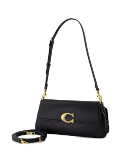 coach crossbody mujer refined calf leather jet shoulder bag - cam16 b4 bk