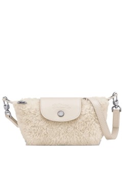 longchamp crossbody womanle pliage shearling pochette xs - 10334hif037 037