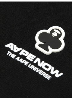 aape by a bathing ape sudadera hombre aape clover aape now hoodie - aapswmc351xxp bkx