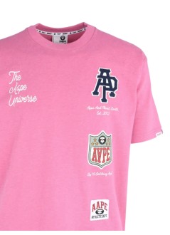 aape by a bathing ape camiseta hombre aape fancy main tee - aaptem1737xap pk2