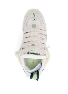 axel arigato sneaker manarea patchwork sneaker - f2761002 dark beige light green