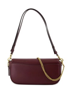 coach crossbody womanrefined calf leather brook flap chain bag - can90 b4mer