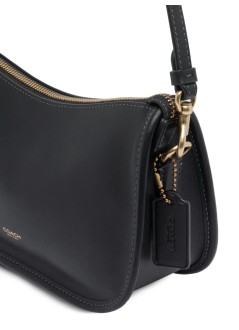 coach crossbody womannatural grain leather waverly bag - ccc36 b4 bk