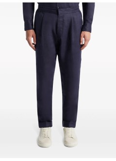 ché studios pant  manlinen trouser - 2314712 navy