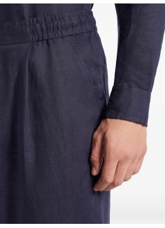 ché studios pant  manlinen trouser - 2314712 navy