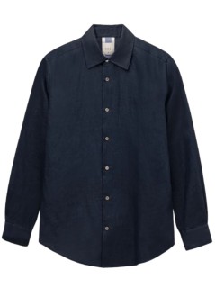 ché studios shirt manlinen shirt - 2312212 navy