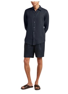 ché studios shirt manlinen shirt - 2312212 navy
