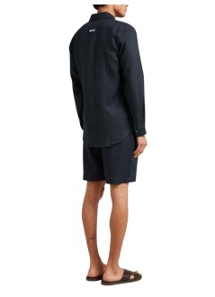 ché studios shirt manlinen shirt - 2312212 navy