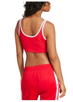 adidas originals top mujer 3s bra top - jd4615 betsca white