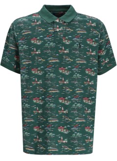 polo ralph lauren polo mansskccmslm29-short sleeve-polo shirt - 710p00079001 regatta scenic classic pine