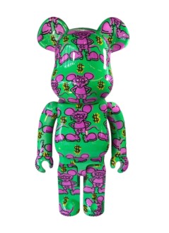 bearbrick decoracion unisexbearbrick 1000% keith haring #11 - med1818 mu