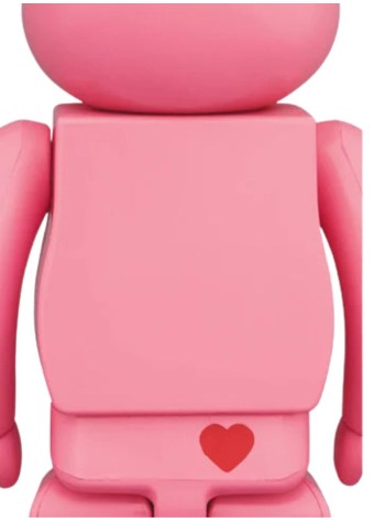 bearbrick decoracion unisexbearbrick 1000% care bears love-a-lot bear - med1308 mu 2