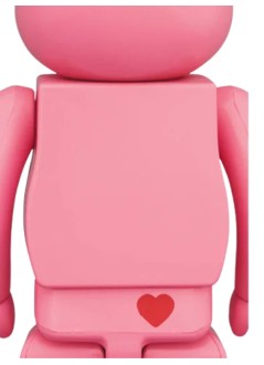bearbrick decoracion unisexbearbrick 1000% care bears love-a-lot bear - med1308 mu
