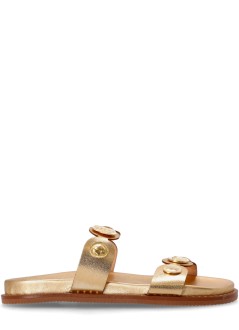 kotris sandals sandalia mujer aria coins sandal - 14857 gold