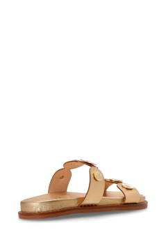 kotris sandals sandalia mujer aria coins sandal - 14857 gold