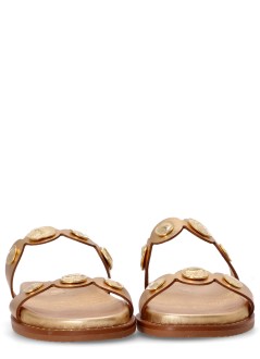 kotris sandals sandalia mujer aria coins sandal - 14857 gold