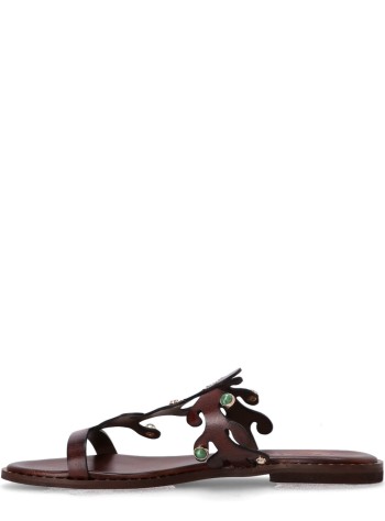 kotris sandals sandal womanithaca flat sandal - 043014 choco 2