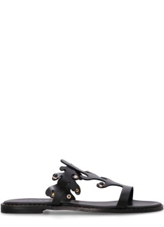 kotris sandals sandalia mujer ithaca flat sandal - 043014 black