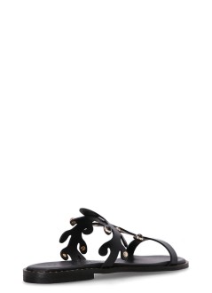 kotris sandals sandalia mujer ithaca flat sandal - 043014 black