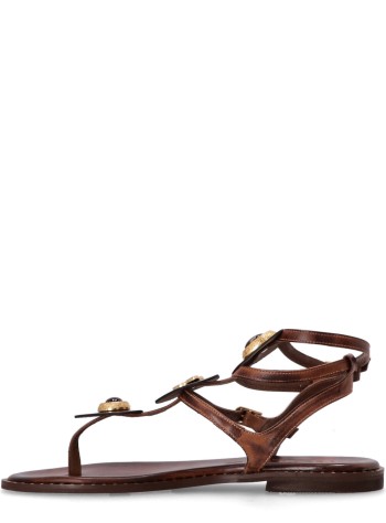 kotris sandals sandal womanalkyone flat sandal - k3030 choco 2