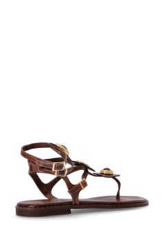 kotris sandals sandalia mujer alkyone flat sandal - k3030 choco