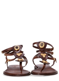 kotris sandals sandalia mujer alkyone flat sandal - k3030 choco