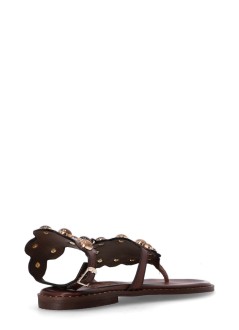 kotris sandals sandal womannisyros flat sandal - k3001 choco