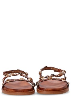 kotris sandals sandalia mujer nisyros fussbett sandal - 14830st caramel