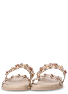 kotris sandals sandalia mujer nisyros fussbett sandal - 143012 cream