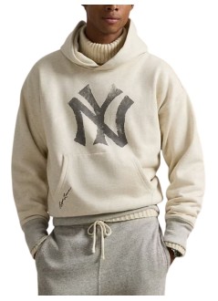 polo ralph lauren sudadera hombre lspo hood m4-long sleevesweatshirt - 710982808001 chalk heather loft heather