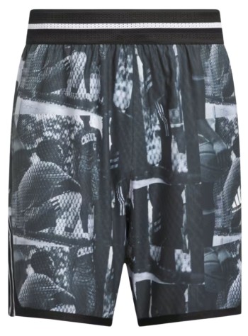 adidas originals pantalon corto hombre crazylite aop 5 - jn2460 blanco negro