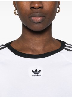 adidas originals top mujer 3 s baby tee - ip0662 white